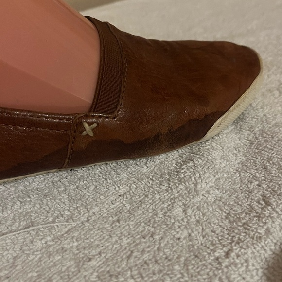 Frye Melanie Imperfections Leather Shoes Sz 7 1/2 - Picture 4 of 14